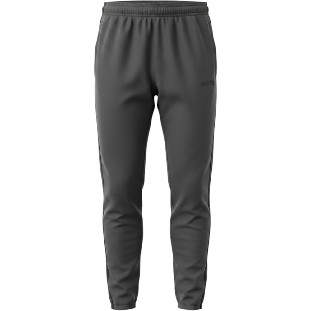 Adidas Mens Gray Track Pants Medium Three Stripe Joggers Recycled Poly RN88387